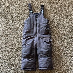 London Fog Charcoal Kids Overalls‎
